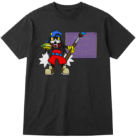 klonoa who holds a big paint brush to remind you to new file, create, play, then save